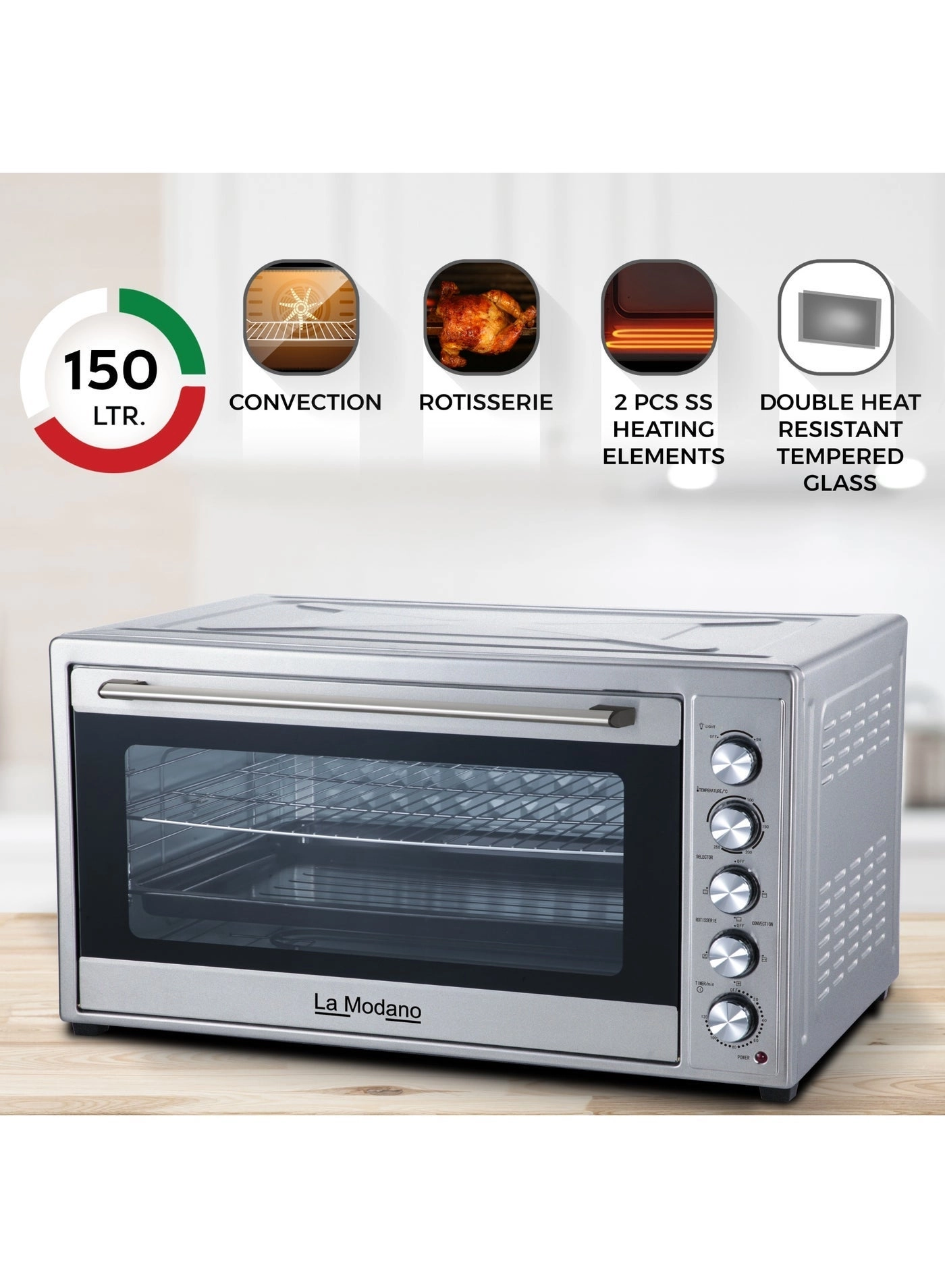 La Modano LMEO185DG - Convection & Rotisserie Oven