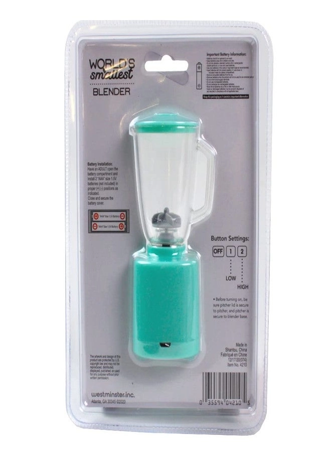World's Smallest Blender - Battery & USB powered Two speed settings