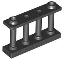 LEGO 1x4x2 Fence with Bars - 10pcs
