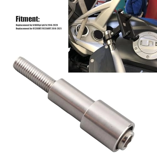 Handlebar Phone Stand Extension - Stainless Steel Replacement for k1600gt/gtl/b 2014-2020, R1200RT/R1250RT 2014-2021
