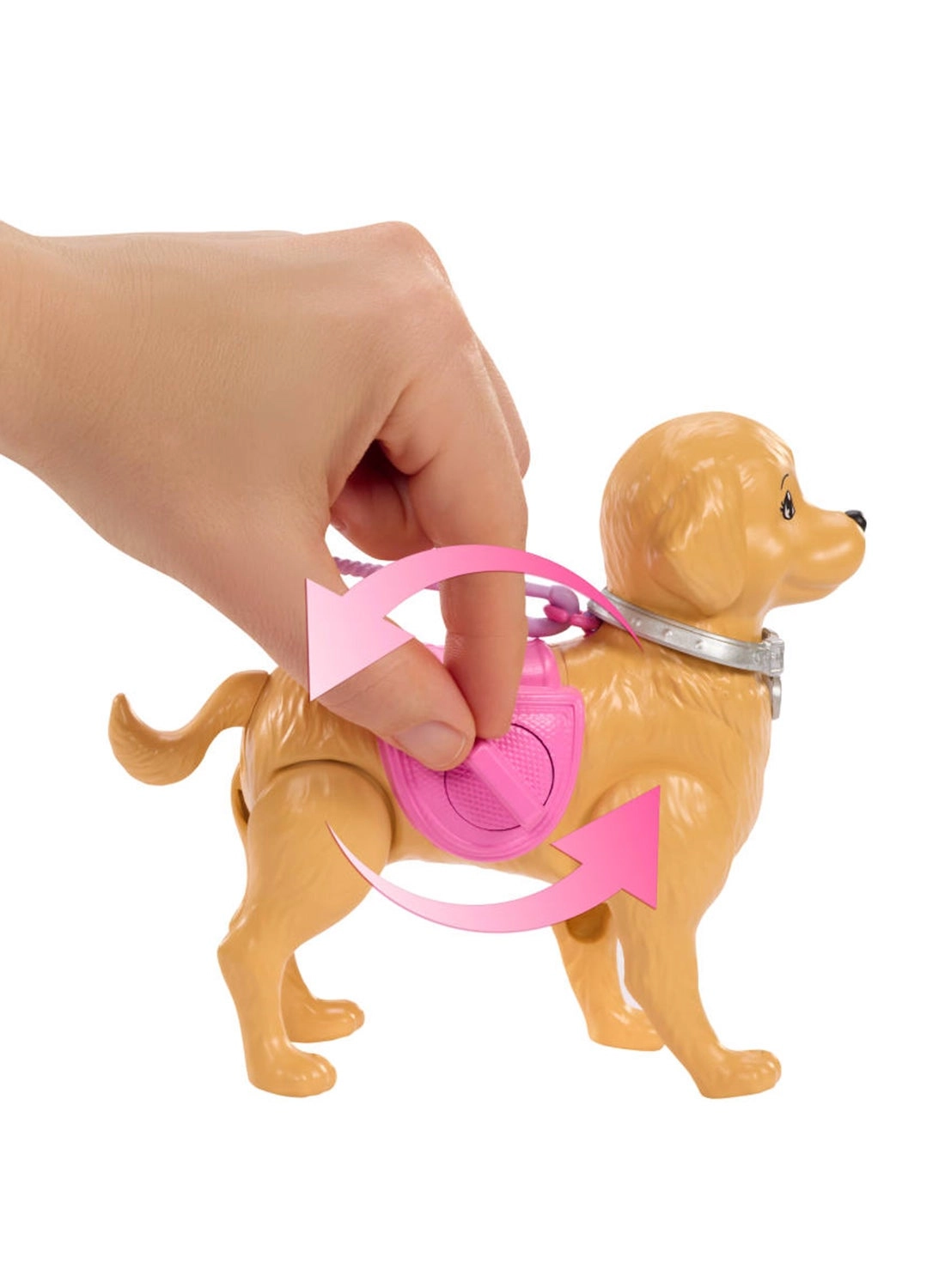 Walk & Potty Pup - walks and goes potty + Malibu Doll