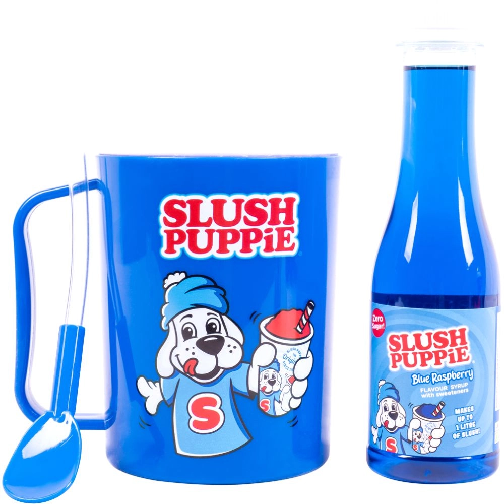 FIZZ Slush Puppie Making Cup + Zero Blurberry Syrup