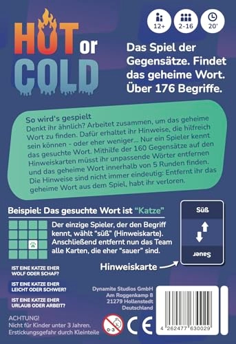 Hot or Cold: The Game of Opposites (German)
