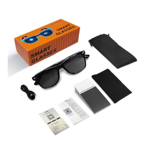 AI Smart Glasses - BT5.4 Dual Type-C Charging