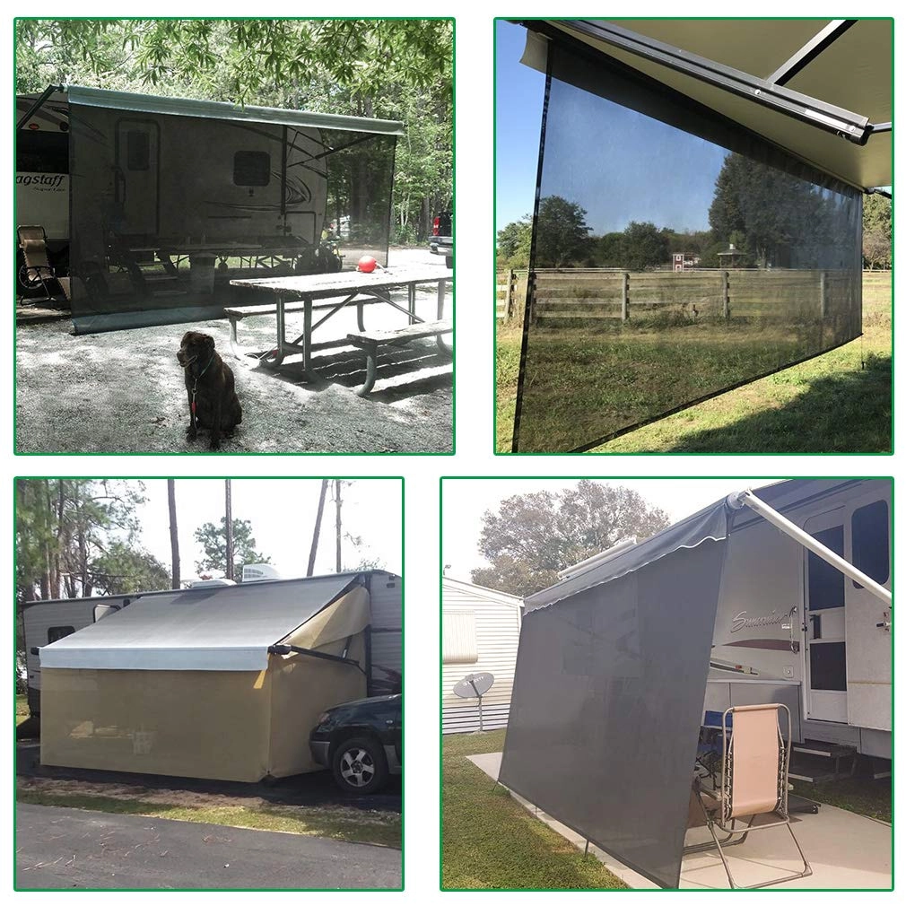 RV Awning Sun Shade Screen