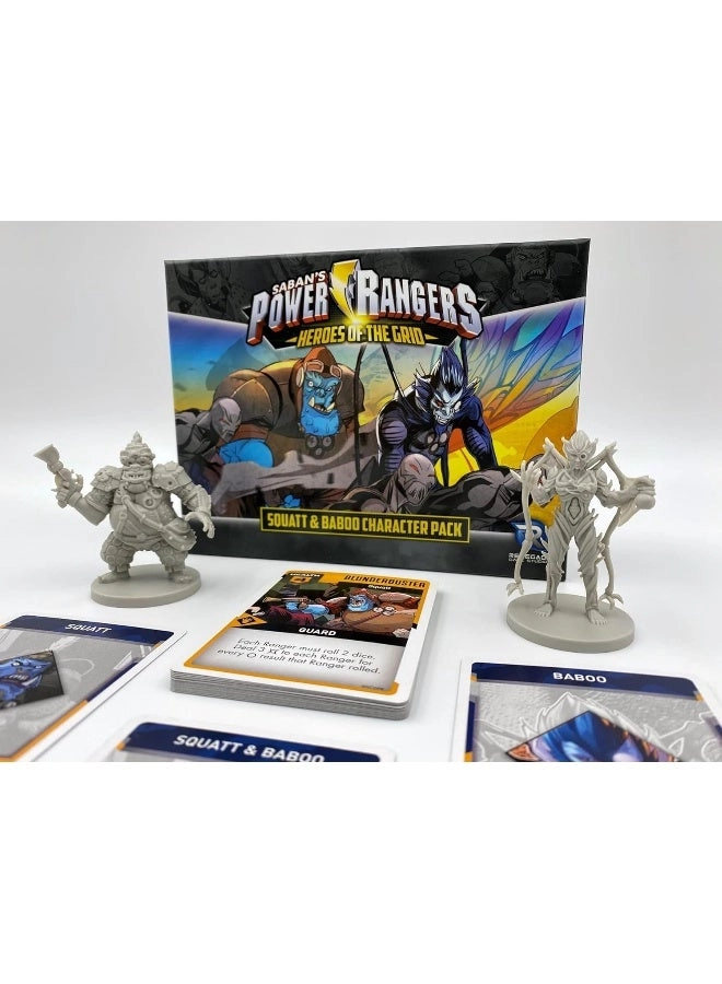 Renegade Game Studios Power Rangers: Heroes Of The Grid: Squat And Baboo