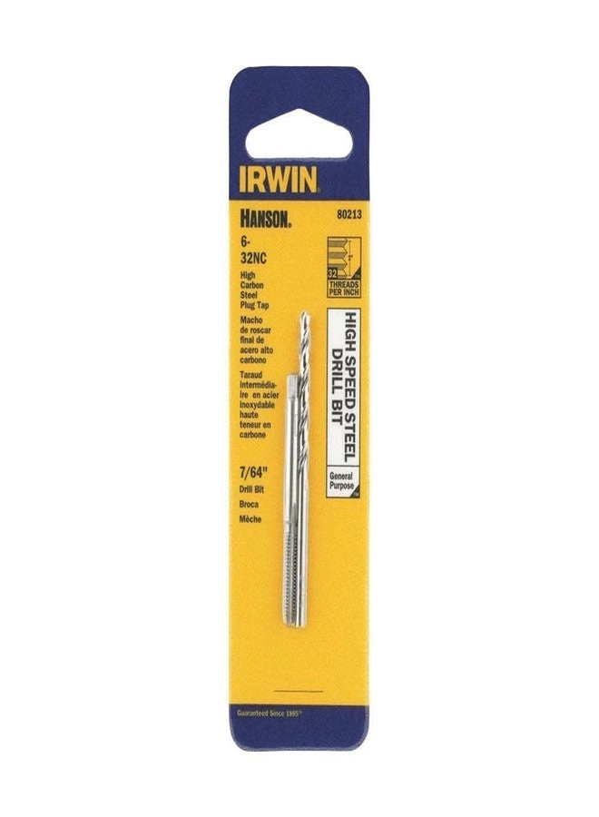 IRWIN 80213#6x32 - NC Tap/Drill Set