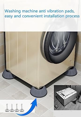Washing Machine Foot Pad - 4 piece(s) Grey