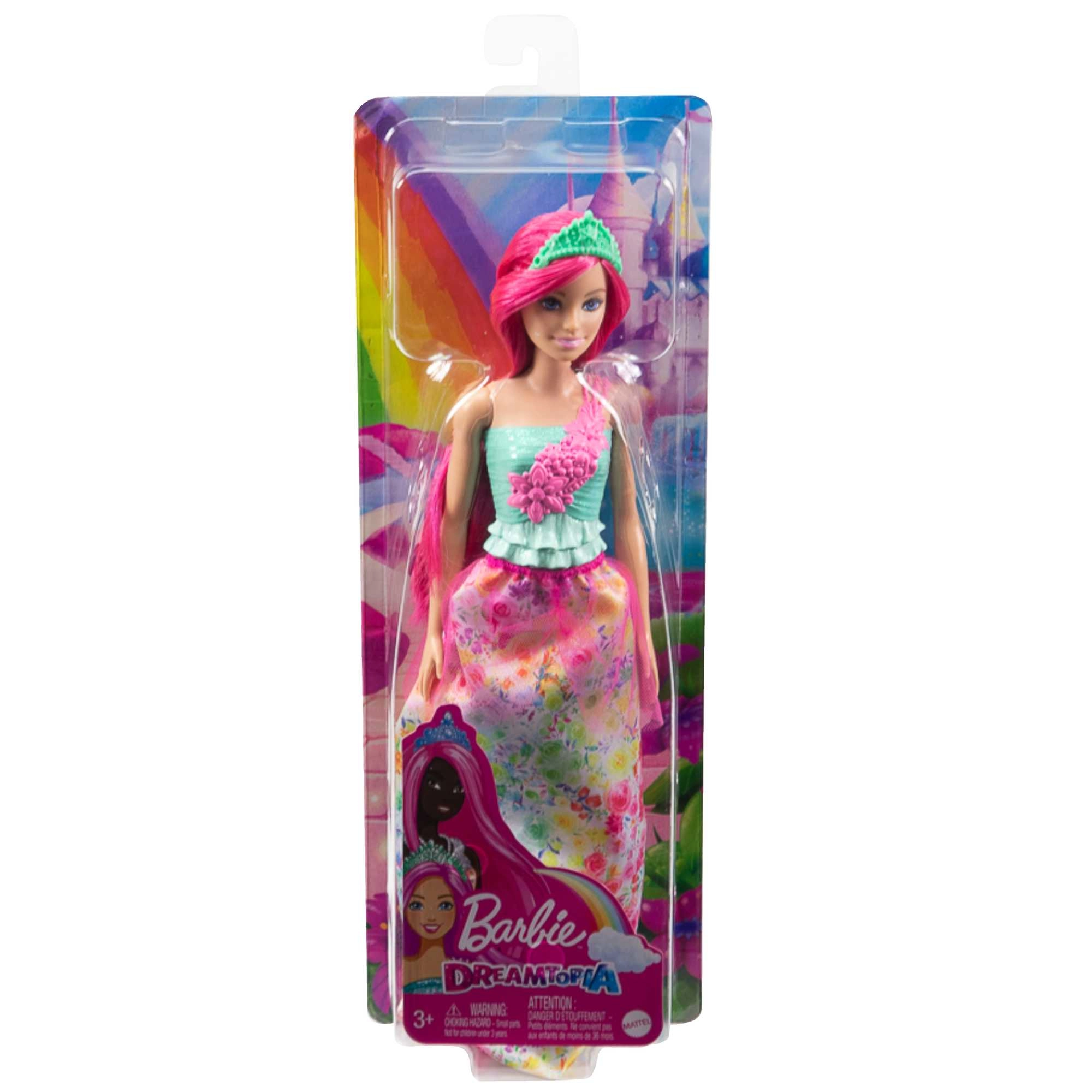 Barbie Dreamtopia Dress-Up Doll - 2-in-1 transformation 8 pieces Ages 36 month(s)+