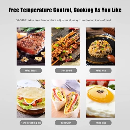 Electric Griddle - 2 zones 73x40 cm