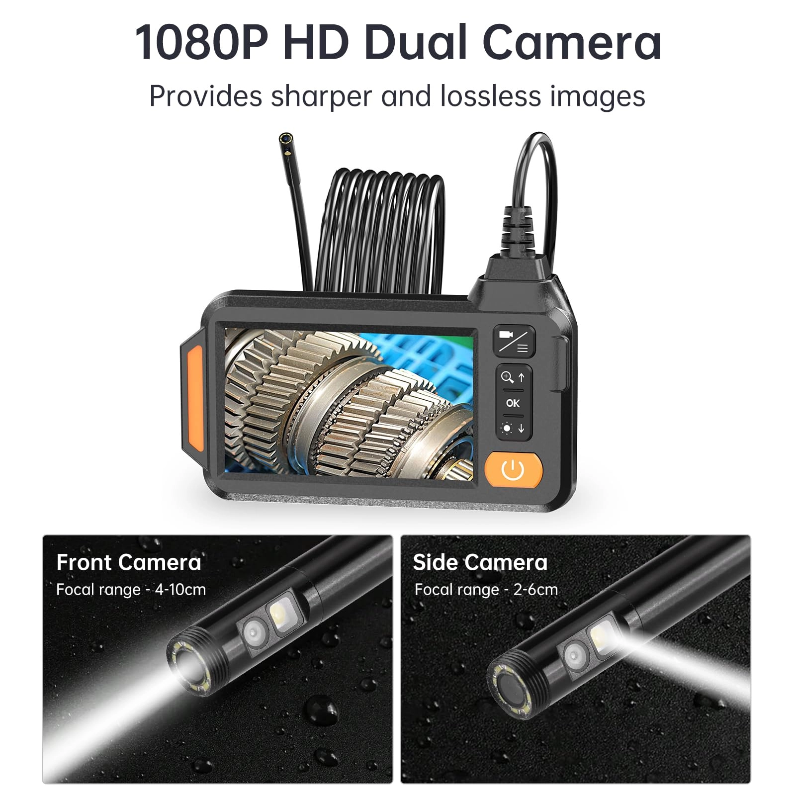Dual-Lens Borescope - 8mm 5m