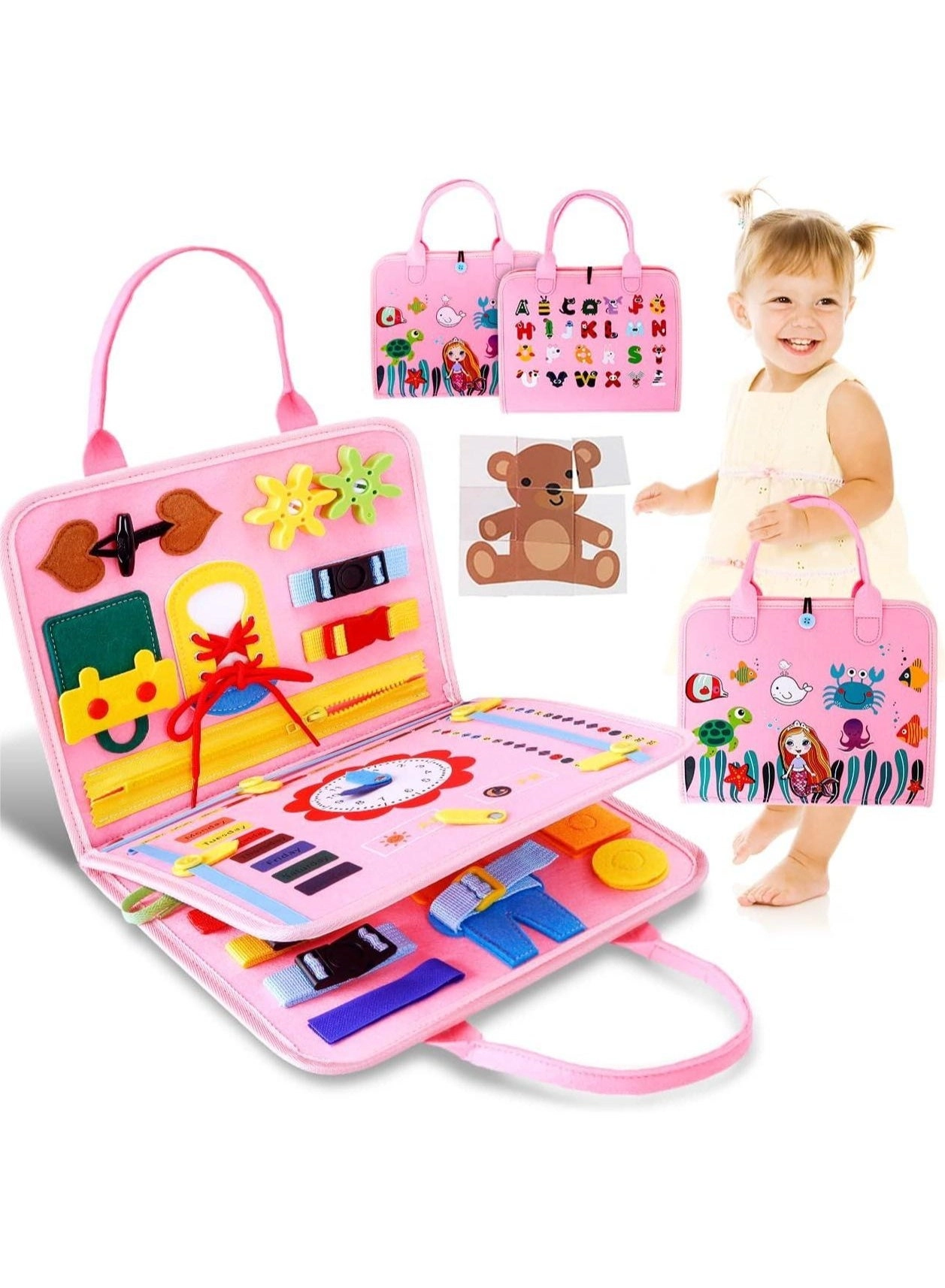 Felt Busy Board Book - 4+ Years 1 pieces