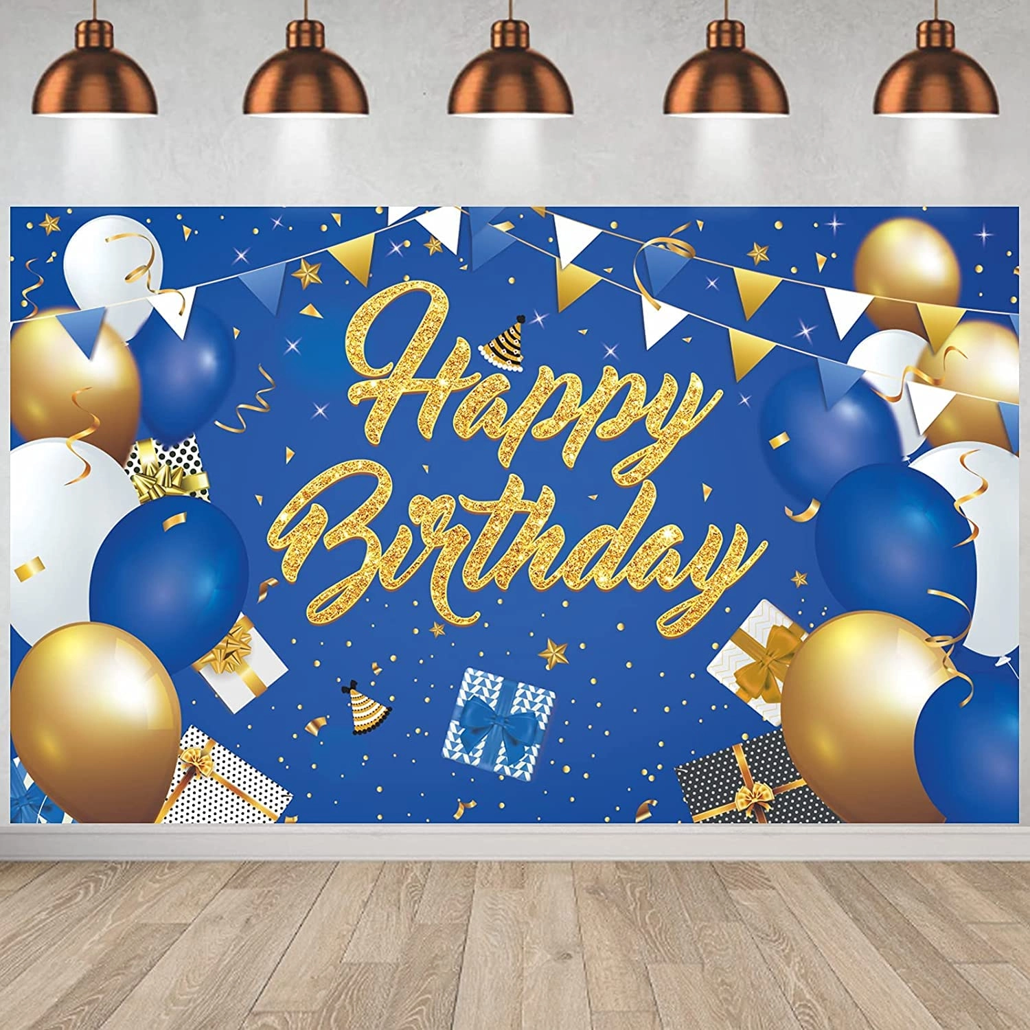 GRESATEK Birthday Backdrop Banner - Birthday