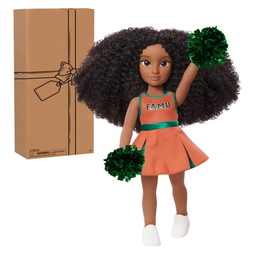 Alyssa Doll - 18 Inch Medium Brown Curly Hair