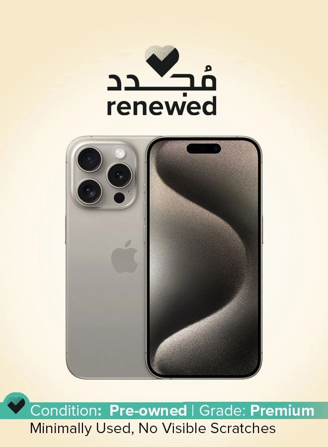 (Renewed) iPhone 15 Pro - 8GB 512GB