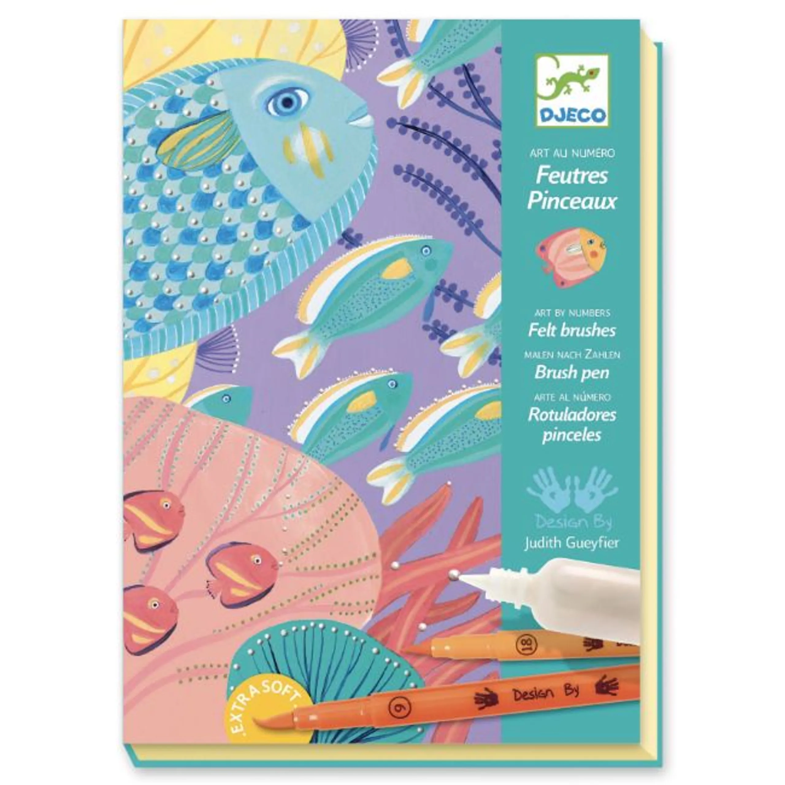 DJECO Under The Sea - 5 felt-tips