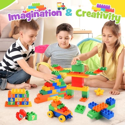 Large Building Blocks Set - 73 pcs