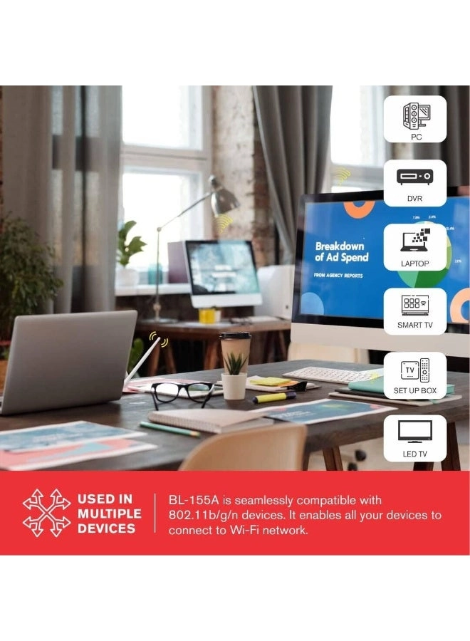 BL-WN155A - Dual Band USB2.0 Wireless