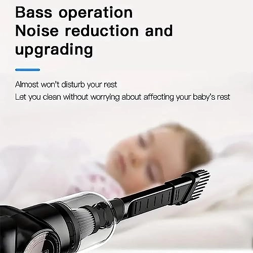 Mini Car Vacuum Cleaner - 9000PA Cordless Rechargeable