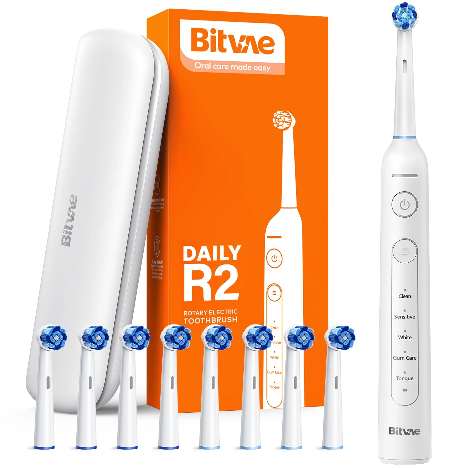 Bitvae R2 - Rotating 8 Brush Heads 5 Modes