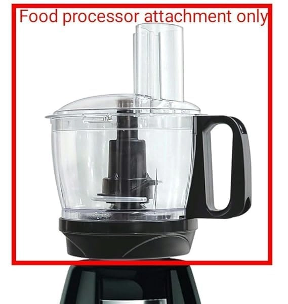 4G Food Processor Attachment - Atomberg Mixer Black