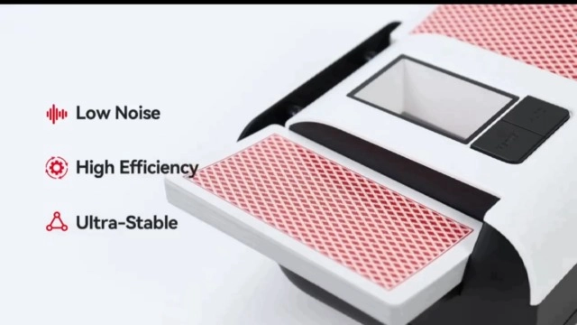 Automatic Card Shuffler - Auto-sensing Electric