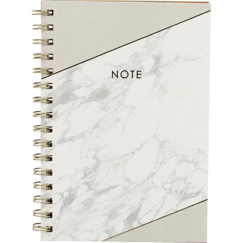 Notebook 19 X 26 cm Spiral - Grid 100 Sheets