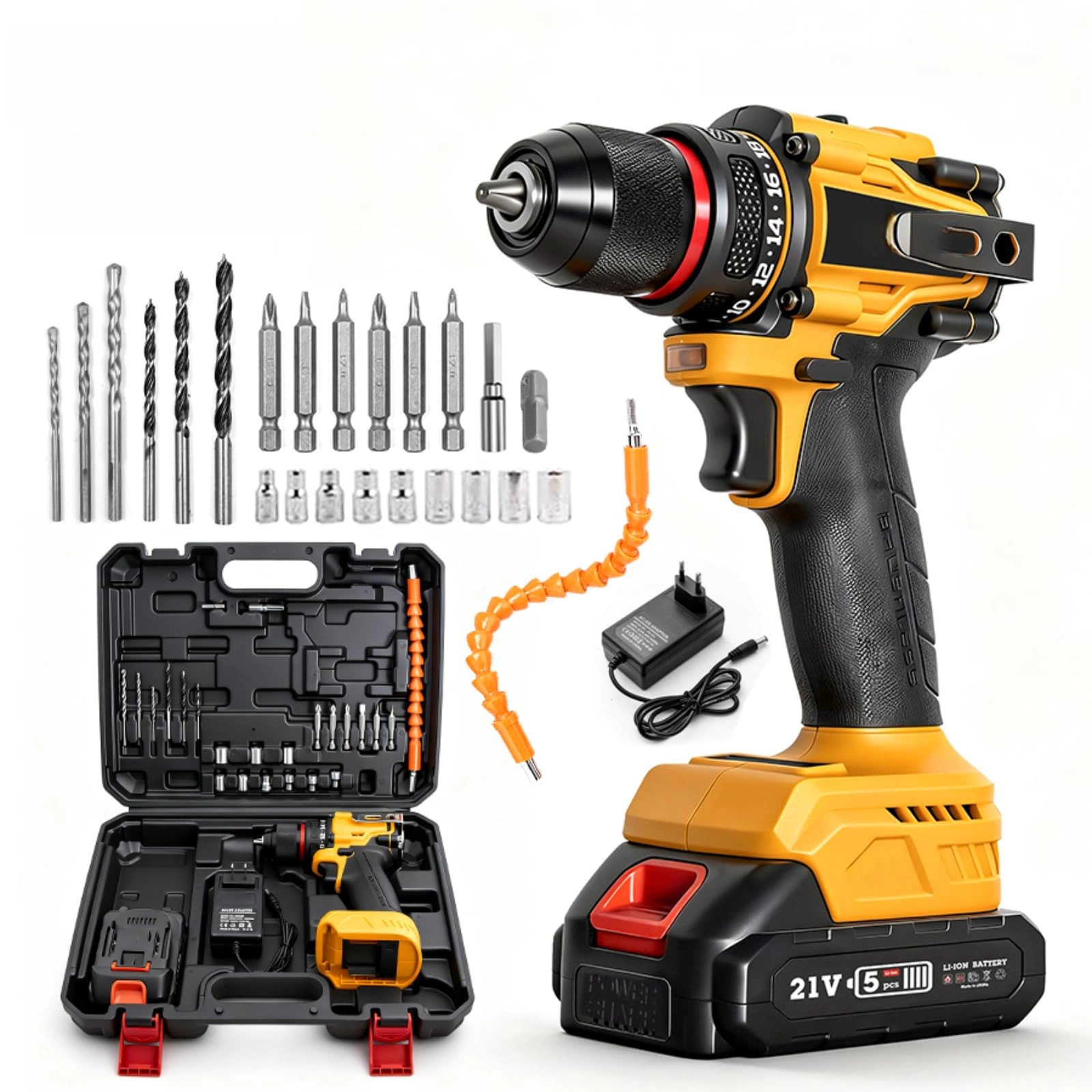 Fawoonu Cordless Driver Drill - 2000mAh