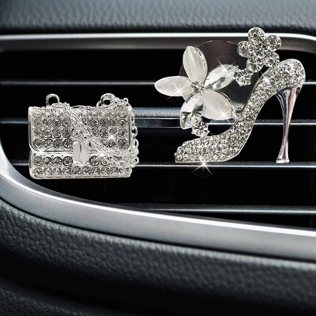 KASTWAVE Car Air Vent Clip Charm - Silver High quality alloy