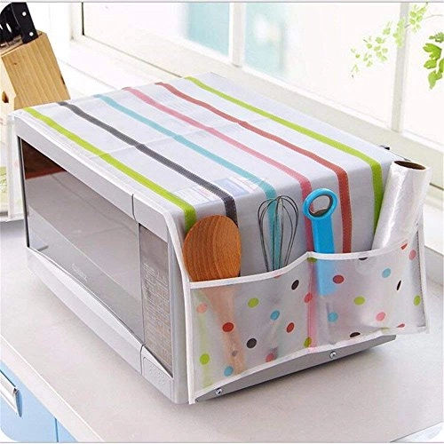 Microwave Oven Cover - Dustproof Multicolour 1 Pc