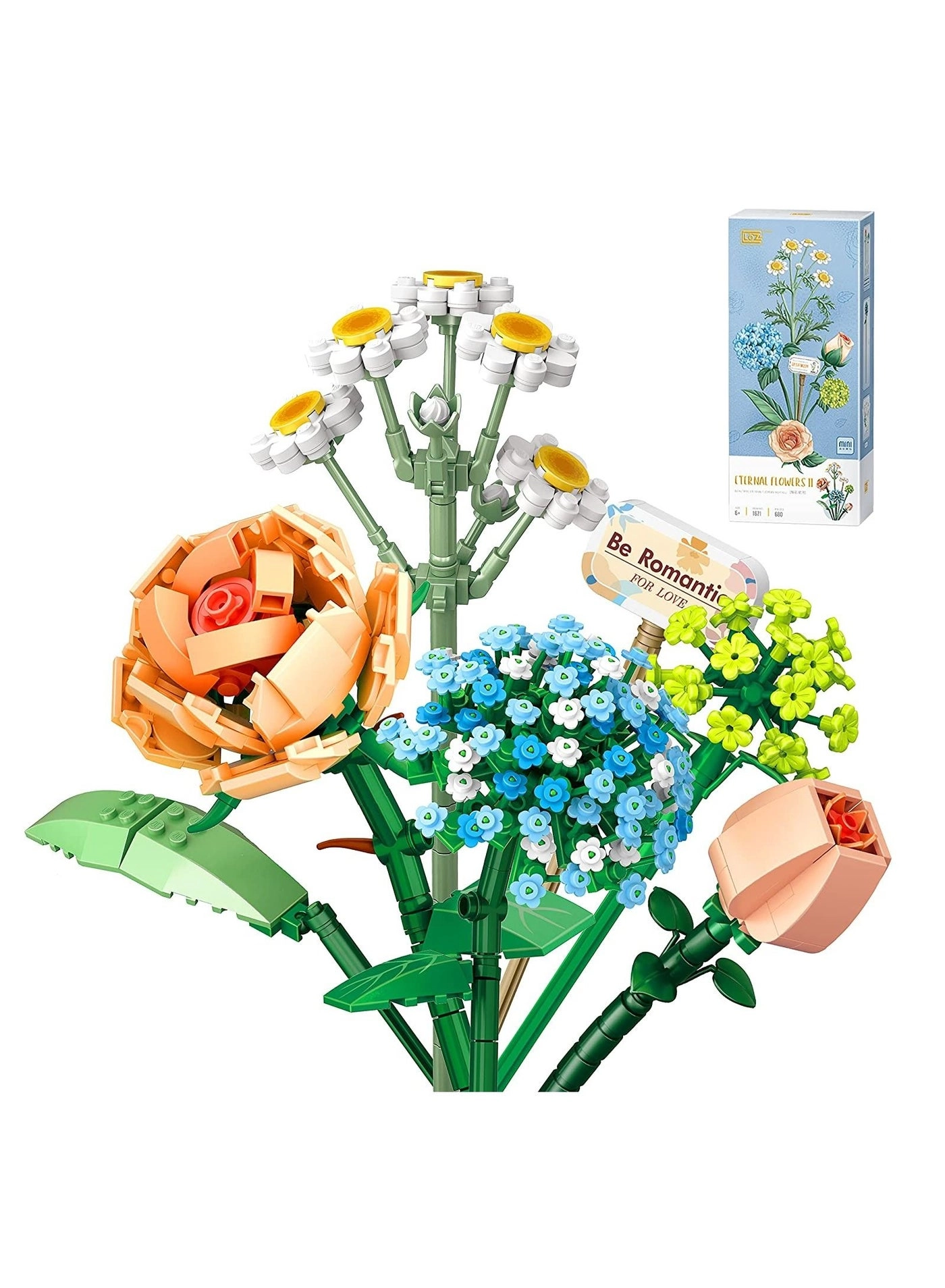 Generic Flower Bouquet Building Blocks - ABS plastic