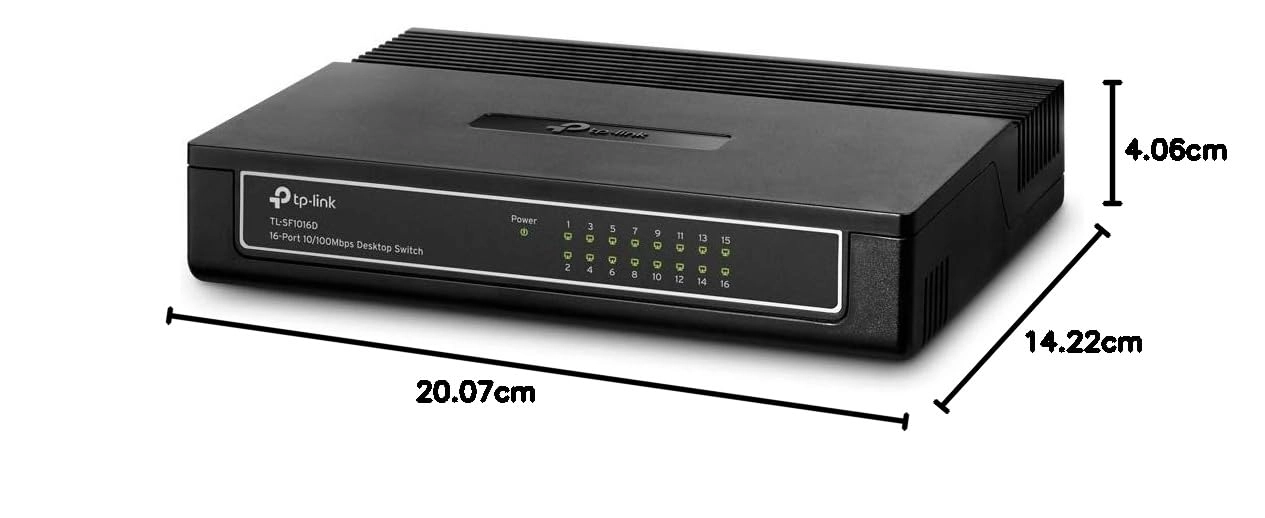 TL-SF1016D 16-ports 10/100Mbps