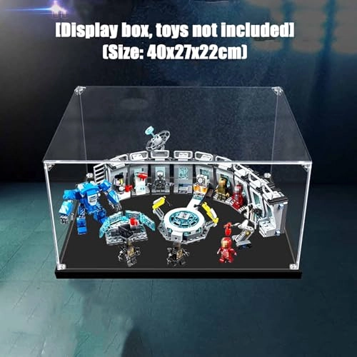 Acrylic transparent display box - 40 x 27 x 22 cm 3mm