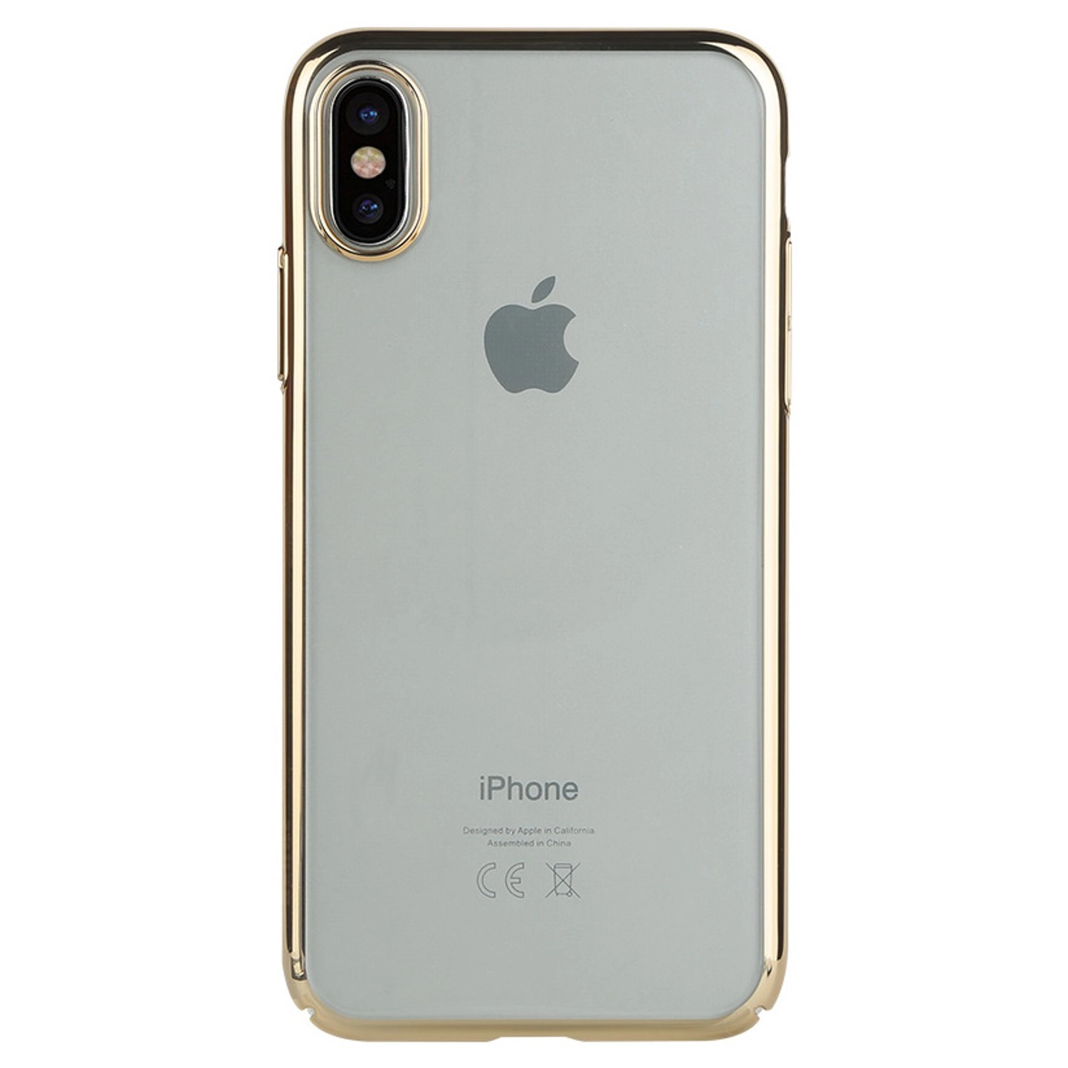 Electroplating Cover Back Case for Apple iPhone X