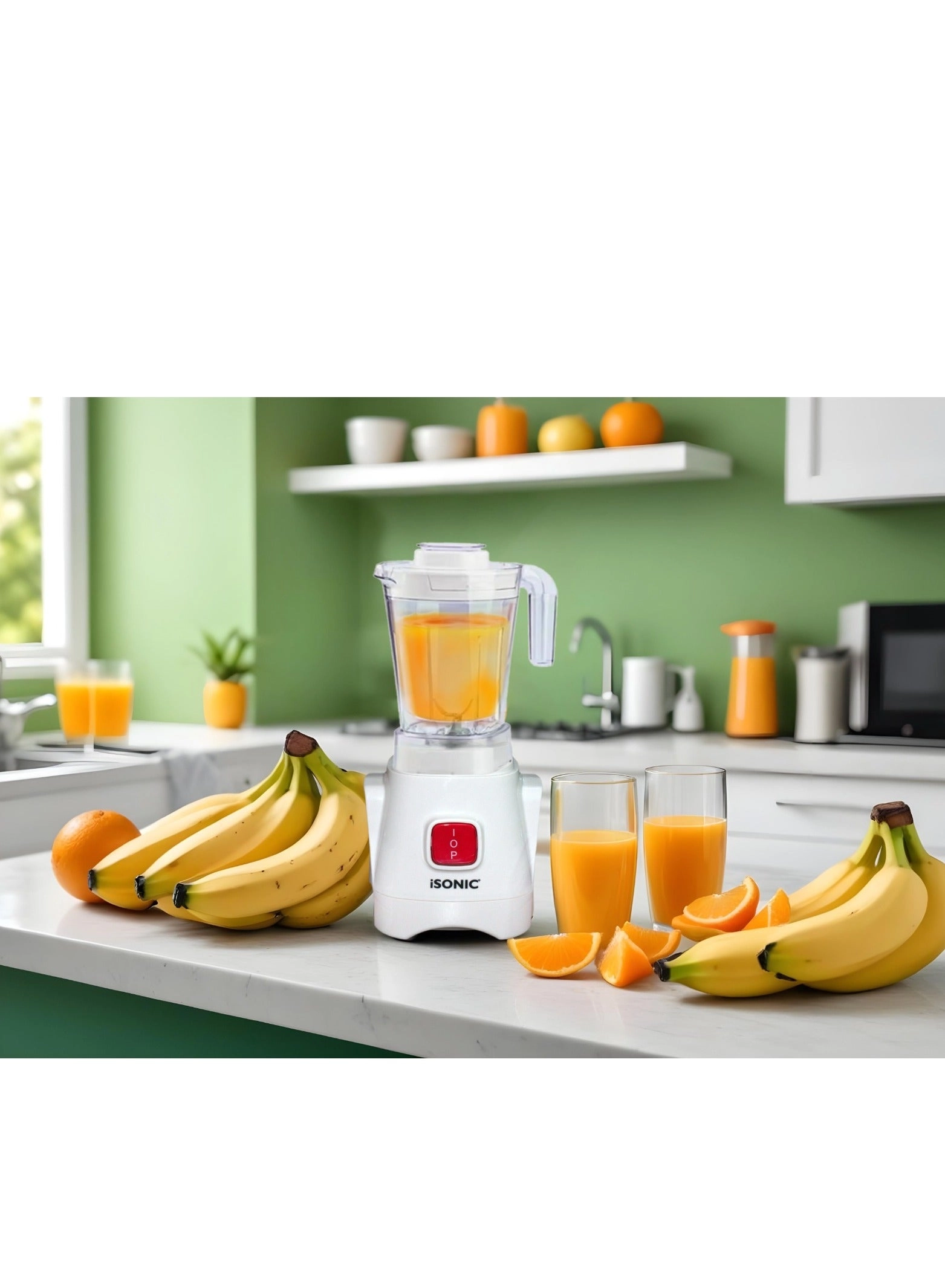 iB 703 - 3 IN 1 BLENDER - Grinder and Chopper attachments, Unbreakable jar