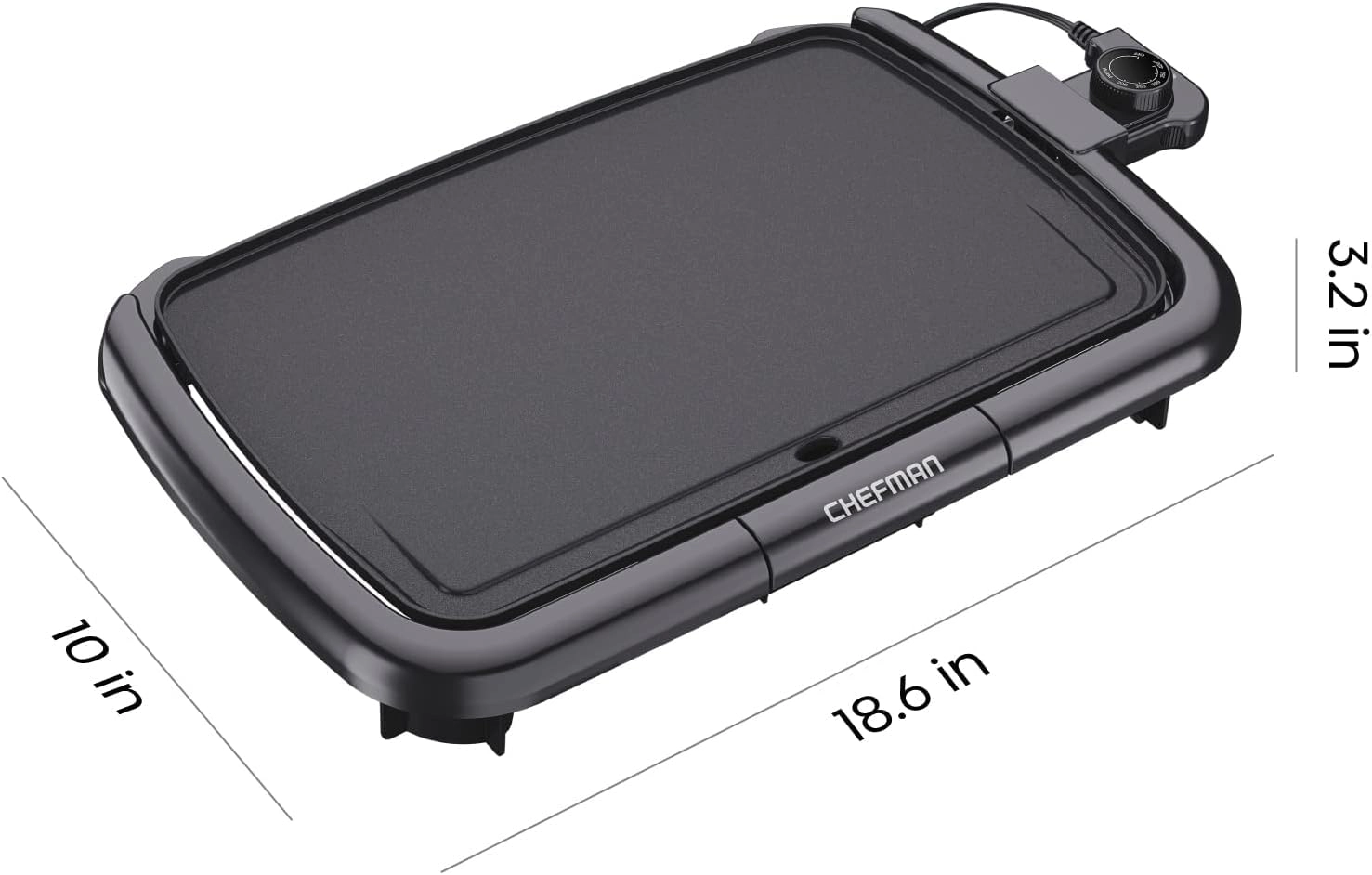 Electric Griddle - 16" 210 sq. Inch 1200 watts