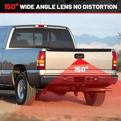 Tailgate Handle Backup Camera - Night vision 728 x 582