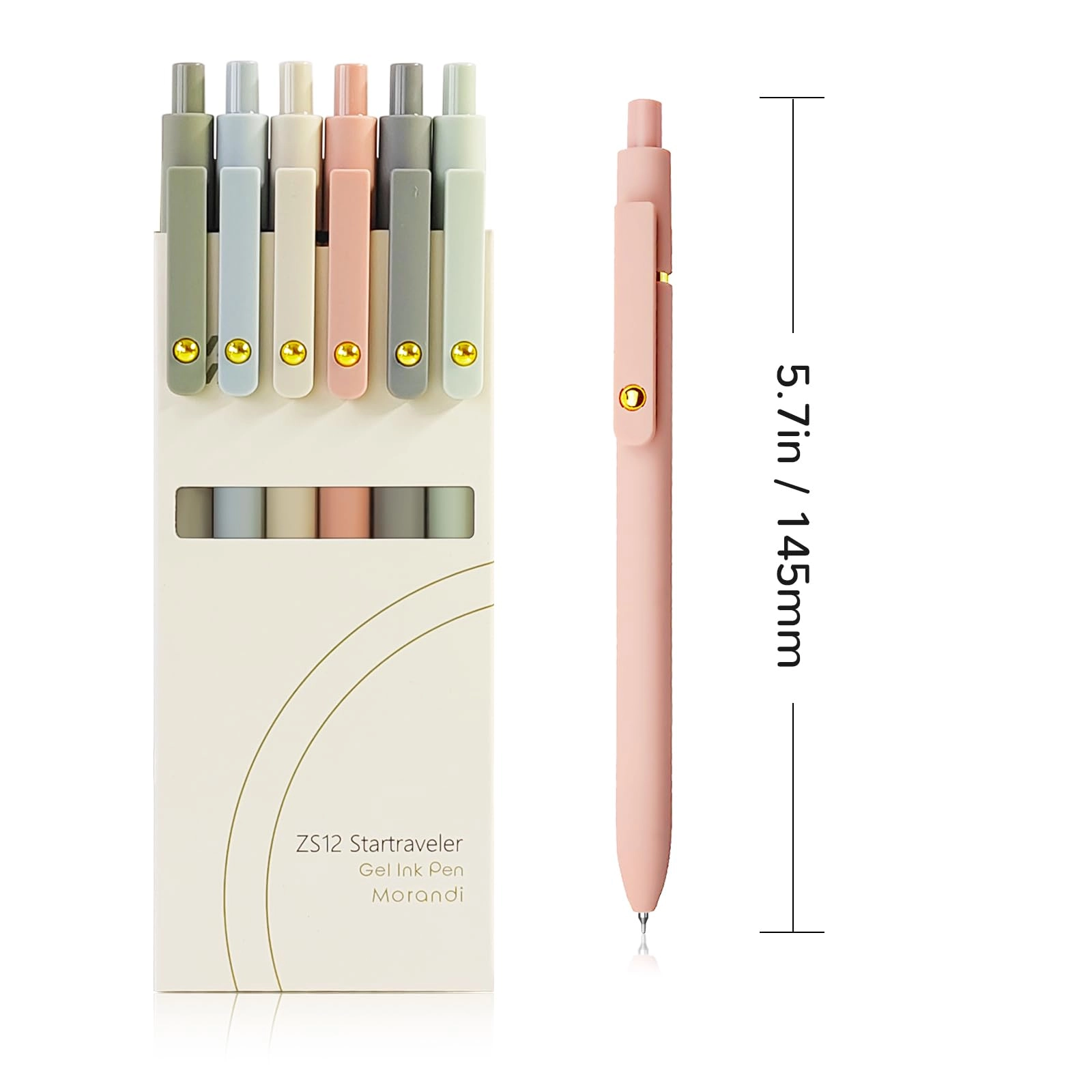 Color Pens - 6 Pcs 0.5mm