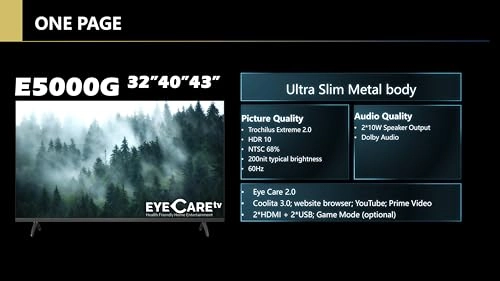 43E5000G - 43 Inch