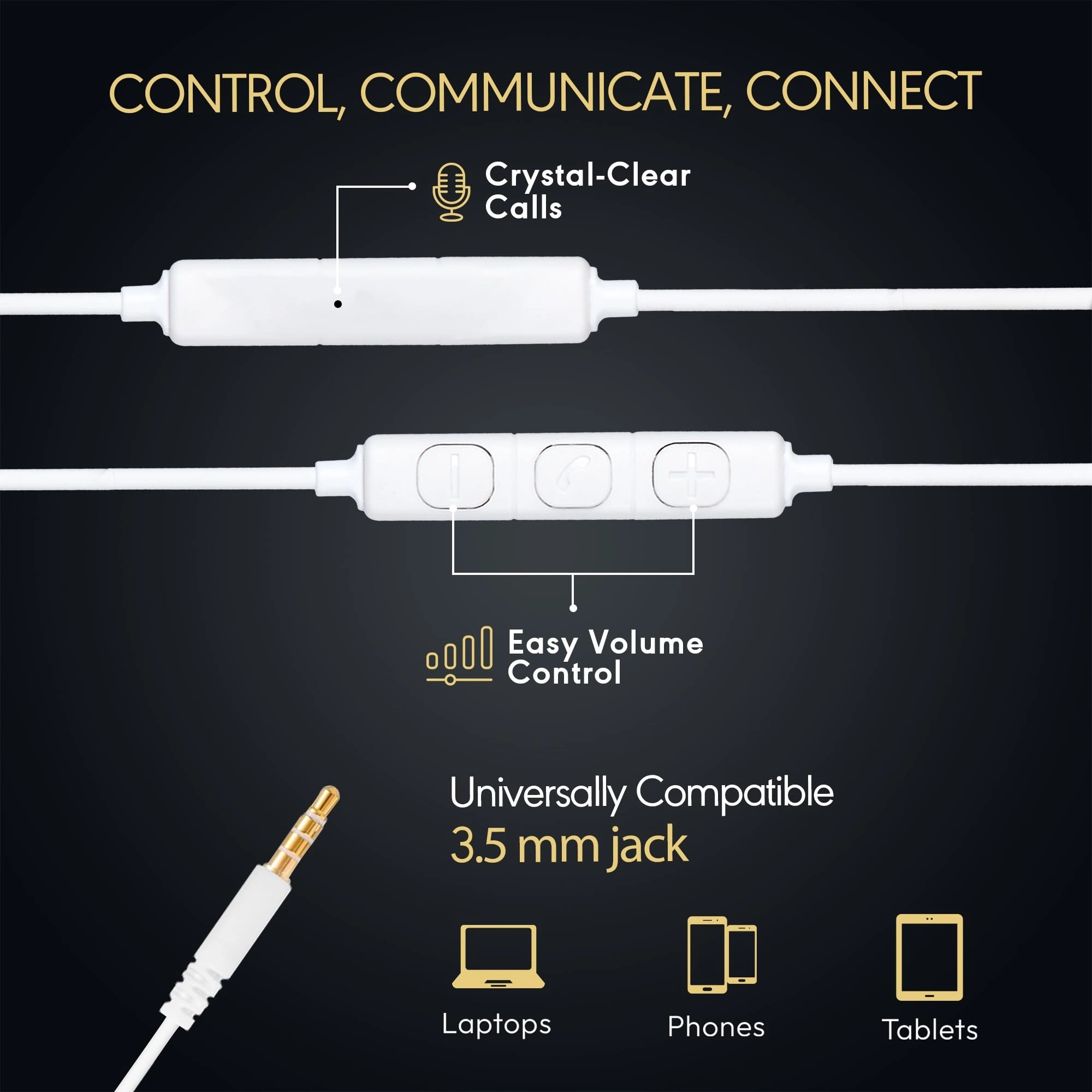 Air Tube Headphones Wired Headphone