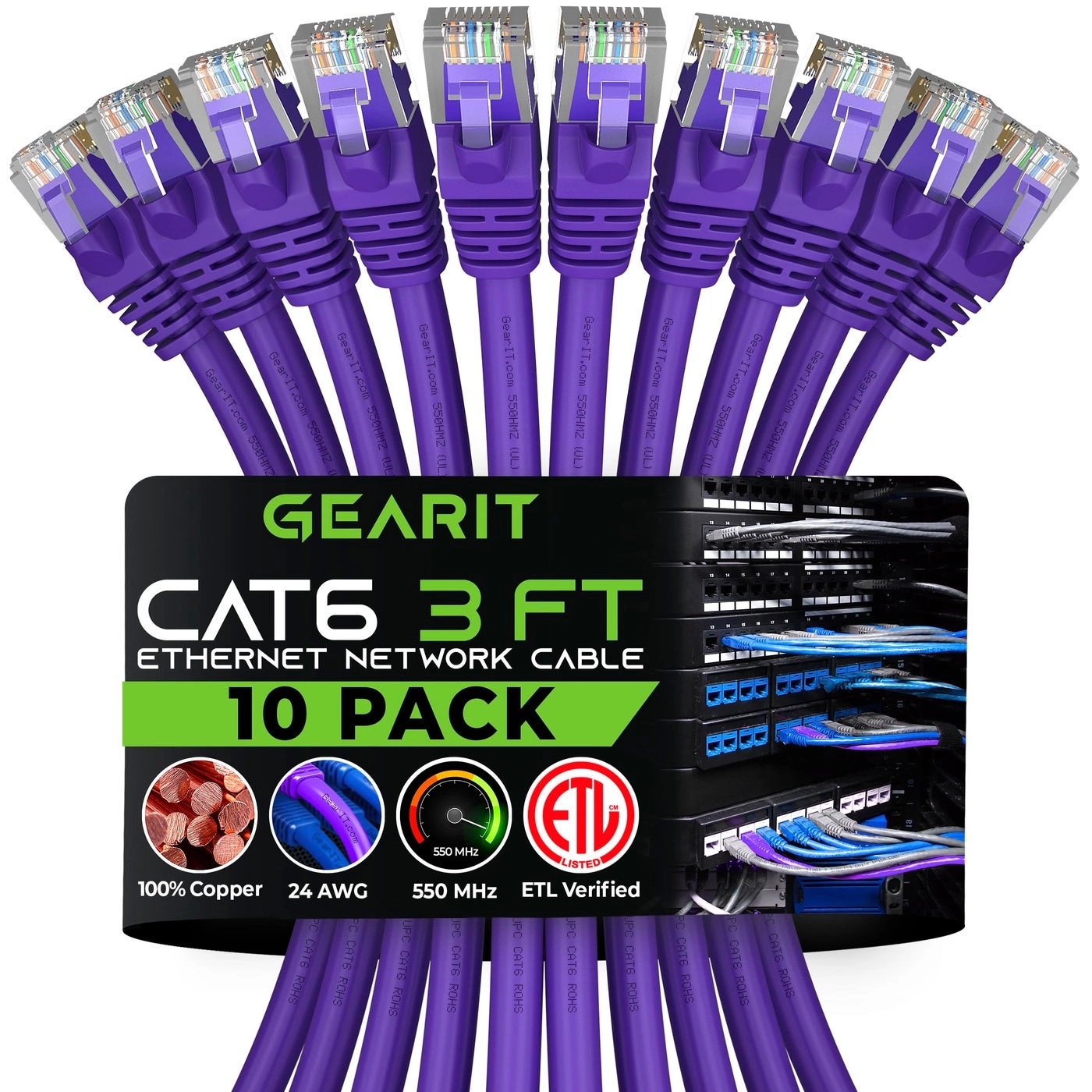 Cat 6 Ethernet Cable - 3 Feet