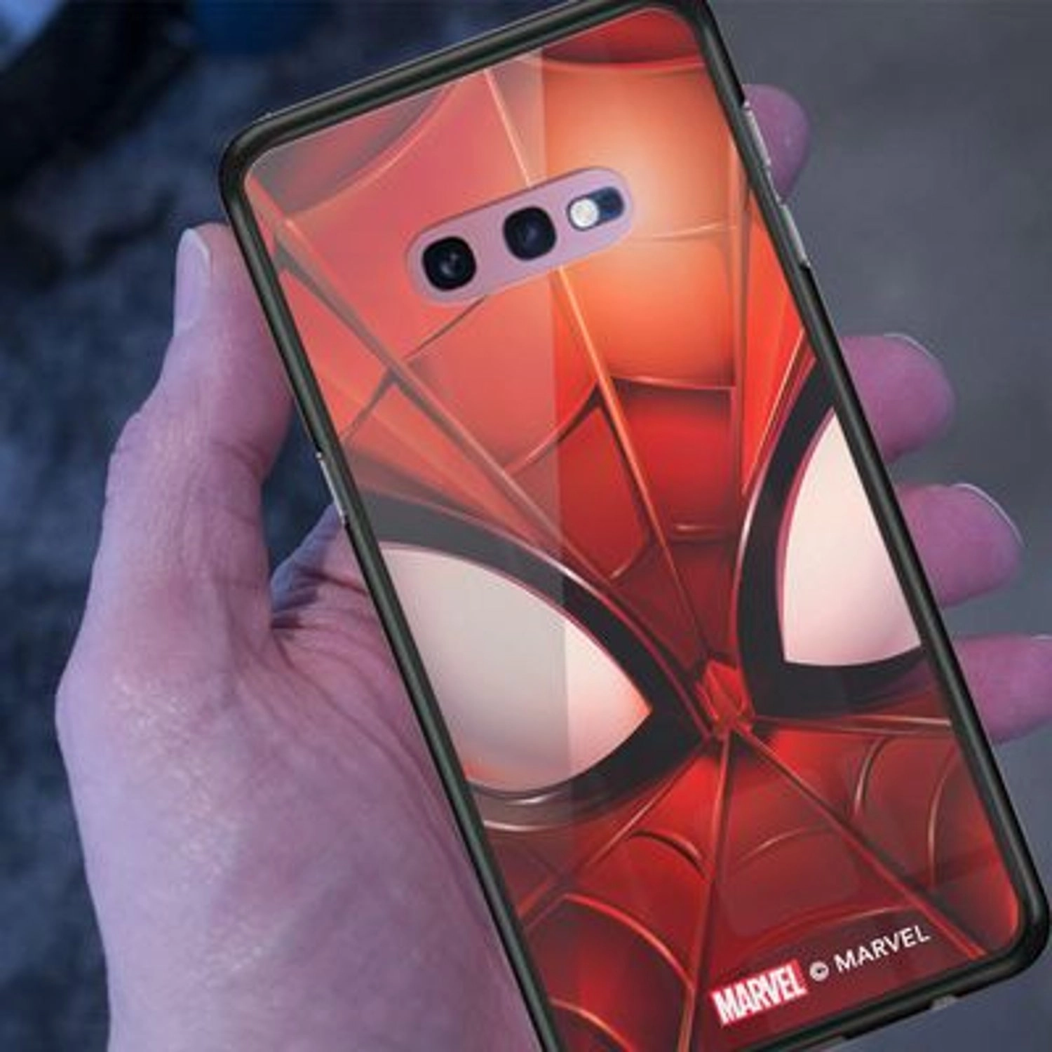 Spider-Man Mask Back Case for Galaxy S10e