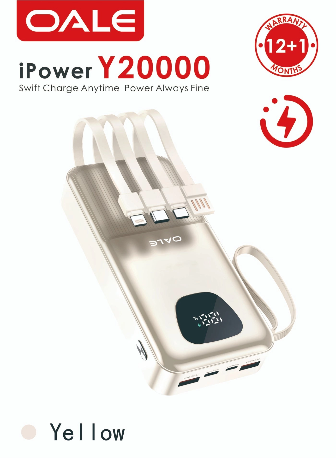 iPower Y20000 - 20000 mAh 22.5 W Fast charging