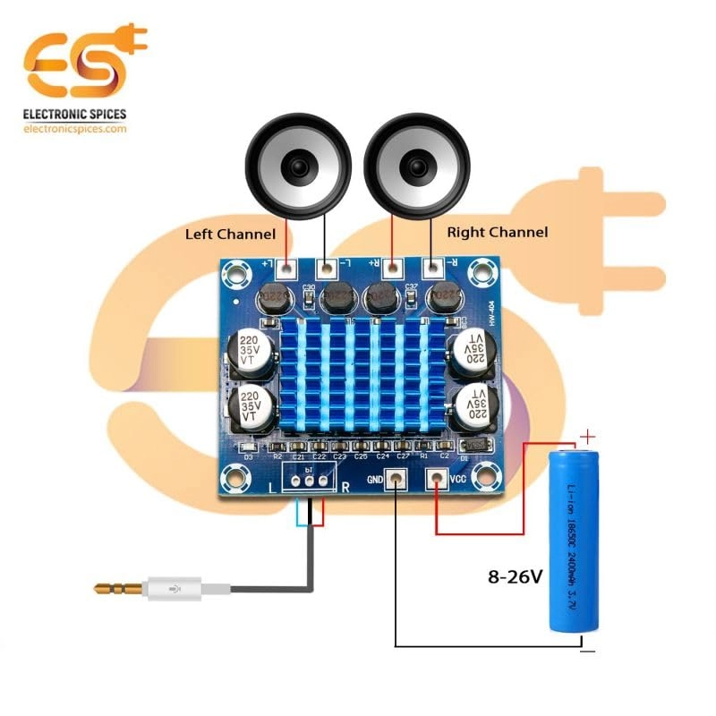 Tpa3110 Xh-a232 - Dual channel 30W+30W
