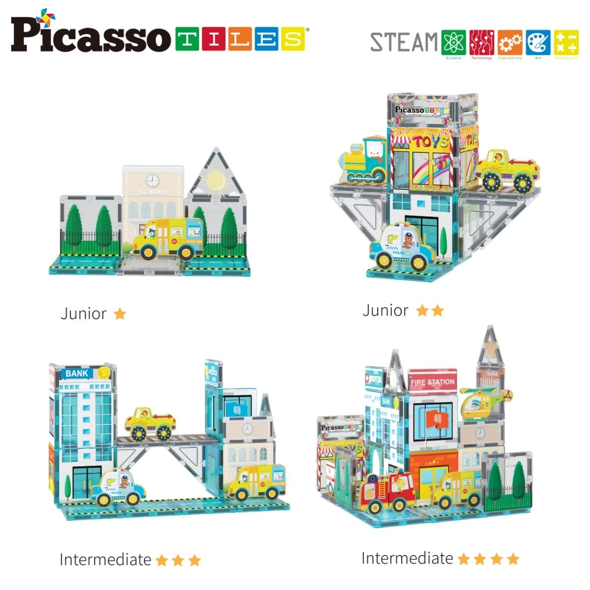 Magnetic 3D Metro City - 50 pcs