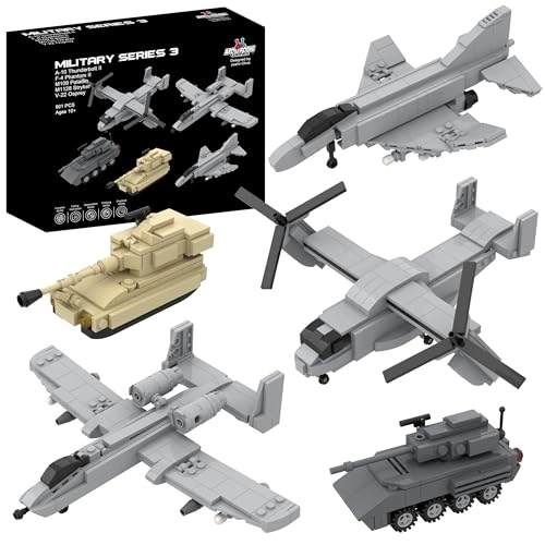 Apostrophe Games A-10 Thunderbolt II + F-4 Phantom II + M109 Paladin + M1128 Stryker + V-22 Osprey - 901 pcs Military
