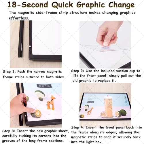 LED Light Box - 60X240cm Ultra Slim Bundle