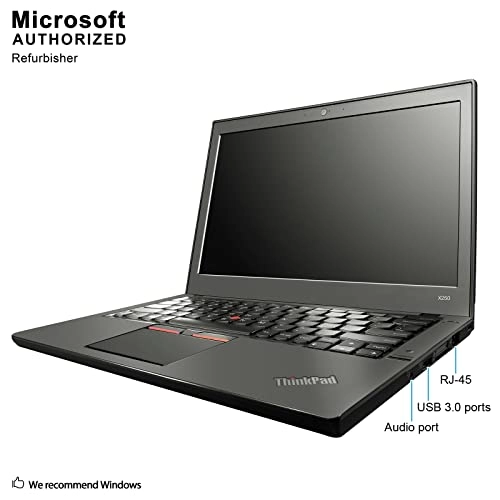 (Renewed) ThinkPad X250 - 12.5'' Core i5 8GB DDR3 256GB SSD