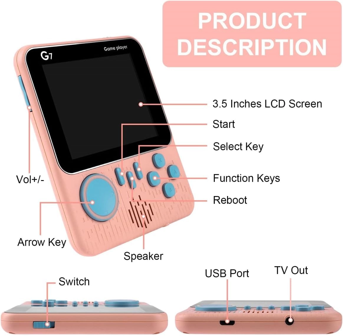 handheld gaming console - 32GB