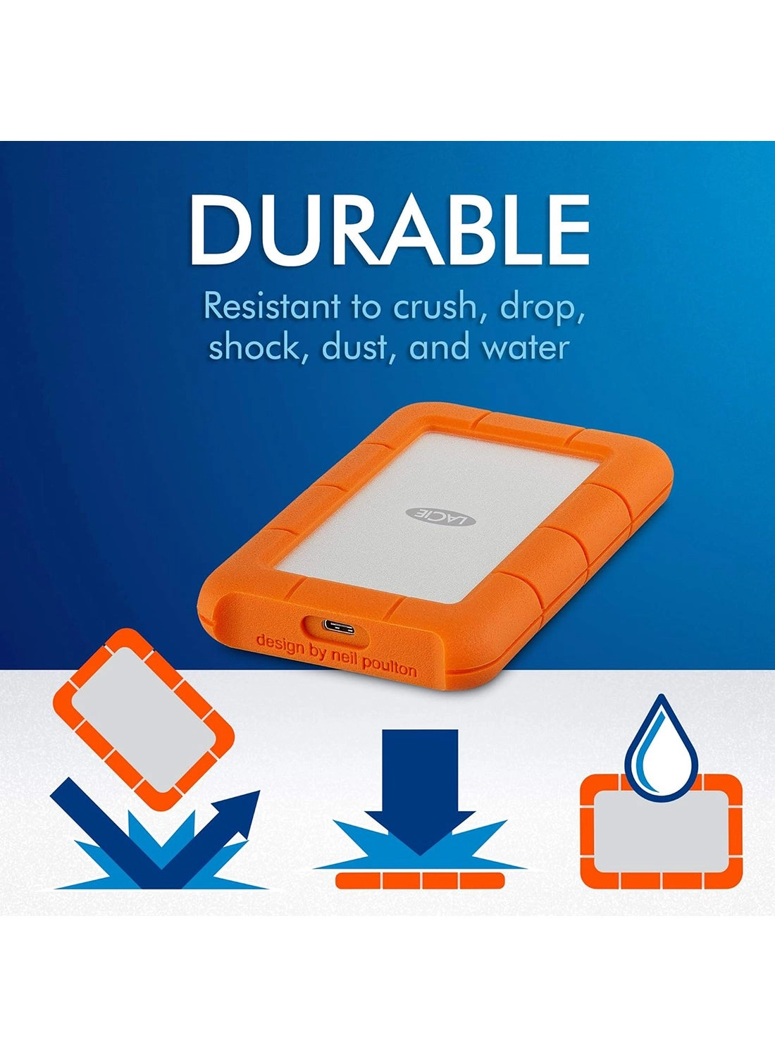 Rugged USB-C - 2TB HDD